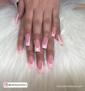 Light Pink French Nails