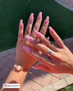 Light Pink Nails Coffin