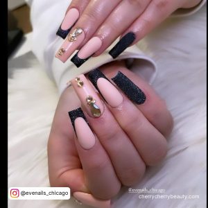 Matte Black Acrylic Nails
