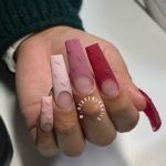 Matte Pink Acrylic Nails