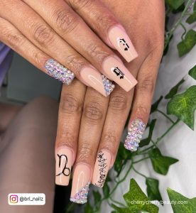 Nail Designs For Birthday With Embellishments