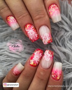 Neon Nails Pink