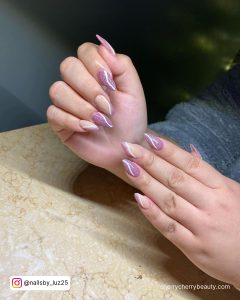 Nude Pink Almond Nails