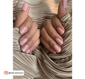Nude Pink Color Nails