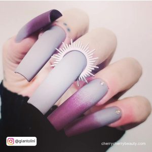 Ombre Trendy Baddie Acrylic Nails
