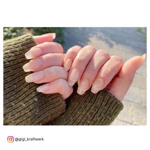 Pink Nude Nail