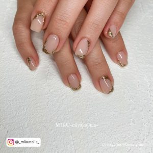Pink Nude Nails Design