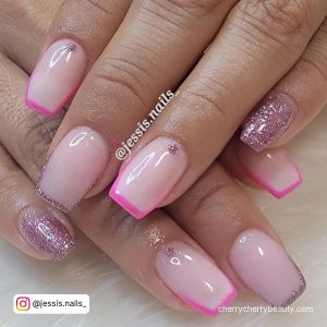 Pink Summer Gel Nails