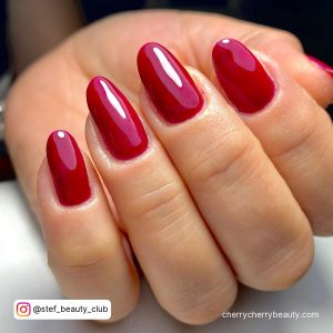 Red Pink Nails
