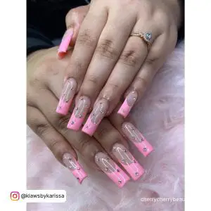 Soft Pink French Tip Nails