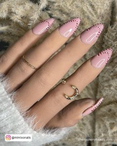 Soft Pink Light Pink Almond Nails
