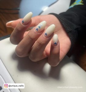 White Matte Acrylic Nails
