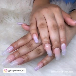 White Nail Ideas With Butterflies