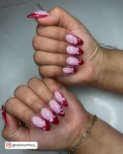 Almond Shaped Nails Red