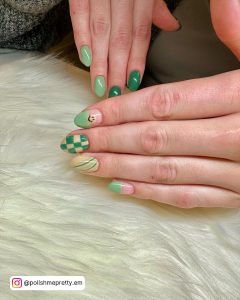 Army Green Fall Nails