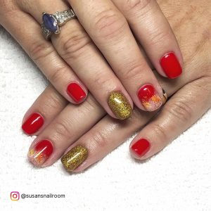 Best Fall Red Nail Colors