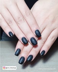 Black Nails Inspo