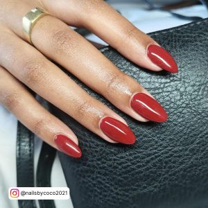 Blood Red Coffin Nails