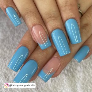 Blue Pastel Nail Designs