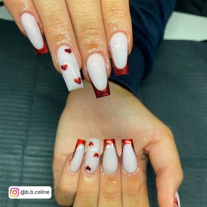 Chrome Nails Red
