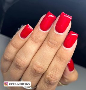 Classy Elegant Red Nails
