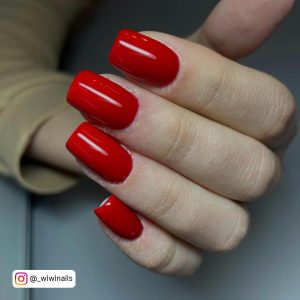 Classy Red And Black Nails