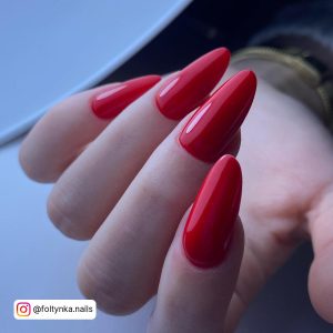 Classy Red Christmas Nails