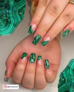 Cute Green Nails
