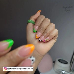 Cute Green Summer Nails
