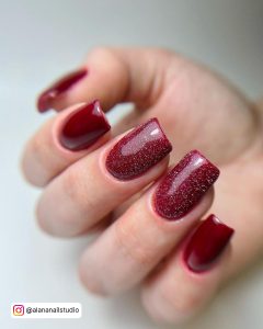 Cute Red Nails