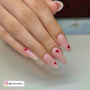 Cute Simple Red Nails