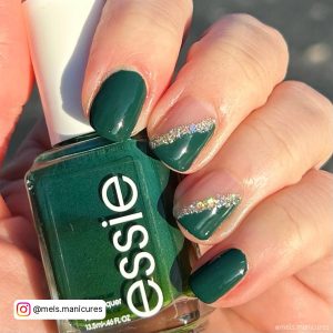 Emerald Green Christmas Nails