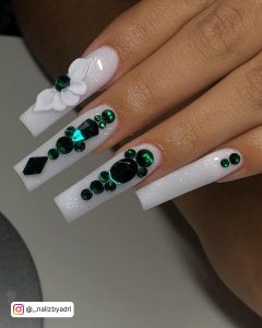 Emerald Green Nail Acrylic