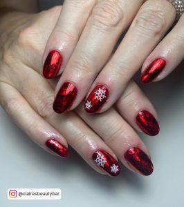 Fall Nails Red