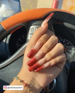 Fall Red Nails