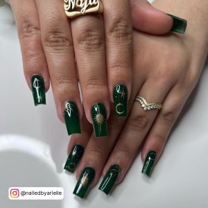 Forest Green Nail Color