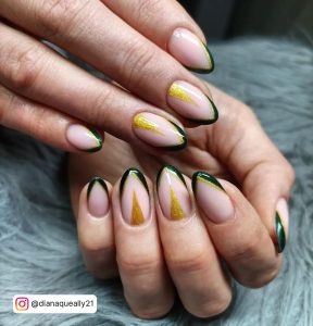Forest Green Nails Designs