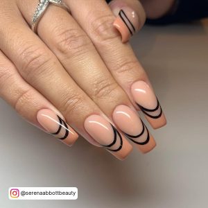 French Coffin Nails