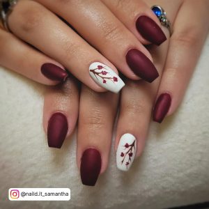 French Tip Coffin Nails Long