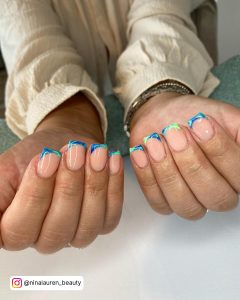 Green And Blue Nail Ideas