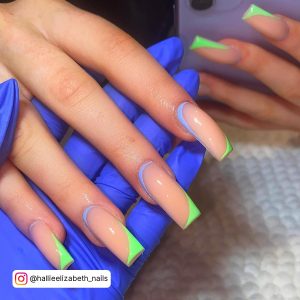 Green And Purple Nail Ideas