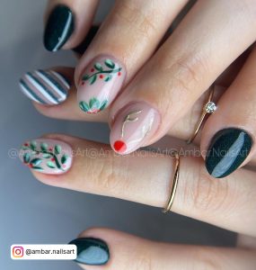 Green Forest Nails