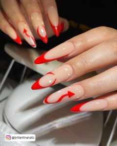 Halloween Red Nails