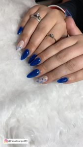 Light Blue Almond Nail Designs