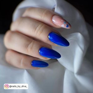 Light Blue Long Square Nails