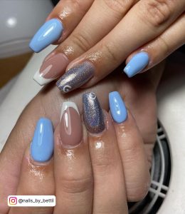 Light Blue Pastel Nails