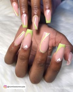 Light Green Acrylic Nails