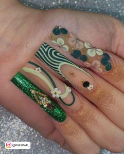 Light Green Gel Nails