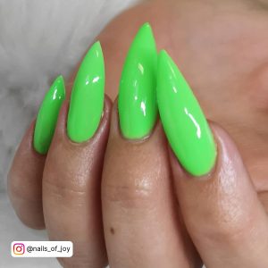 Light Green Summer Nails