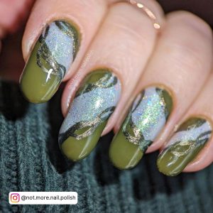 Light Olive Green Nails